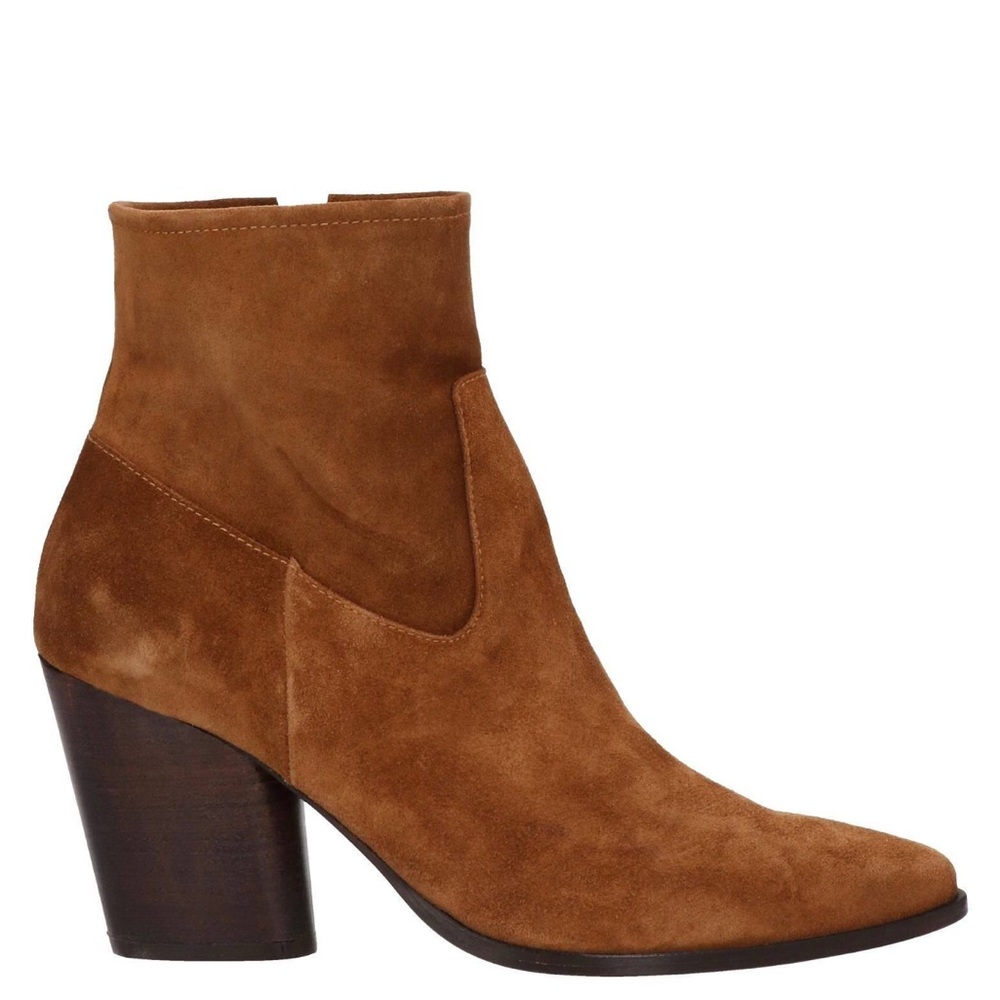 Brand New Spanish Brand Zinda Brown Suede Ankle Boots
